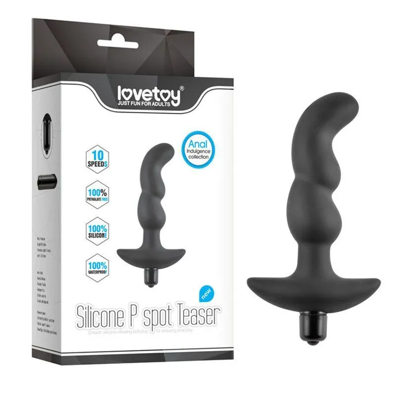 вибратор анальный lovetoy silicone p spot teaser, чёрный в Севастополе