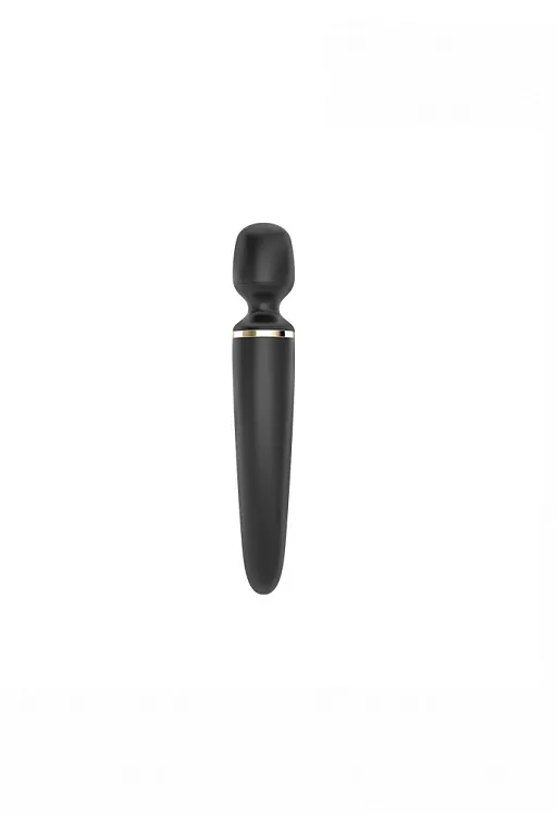 универсальный вибромассажер satisfyer wand-er woman (black/gold) в Севастополе