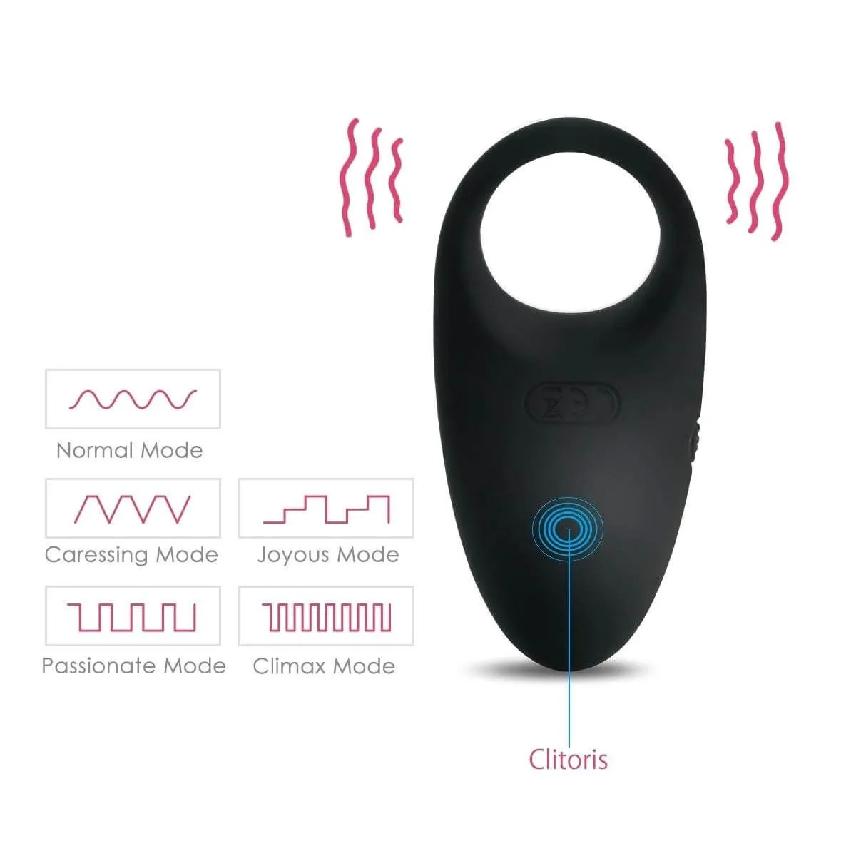 виброкольцо svakom wendy, черное в Севастополе