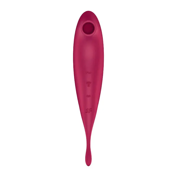 вакуумный массажер satisfyer twirling pro+ dark red 043906sa в Севастополе