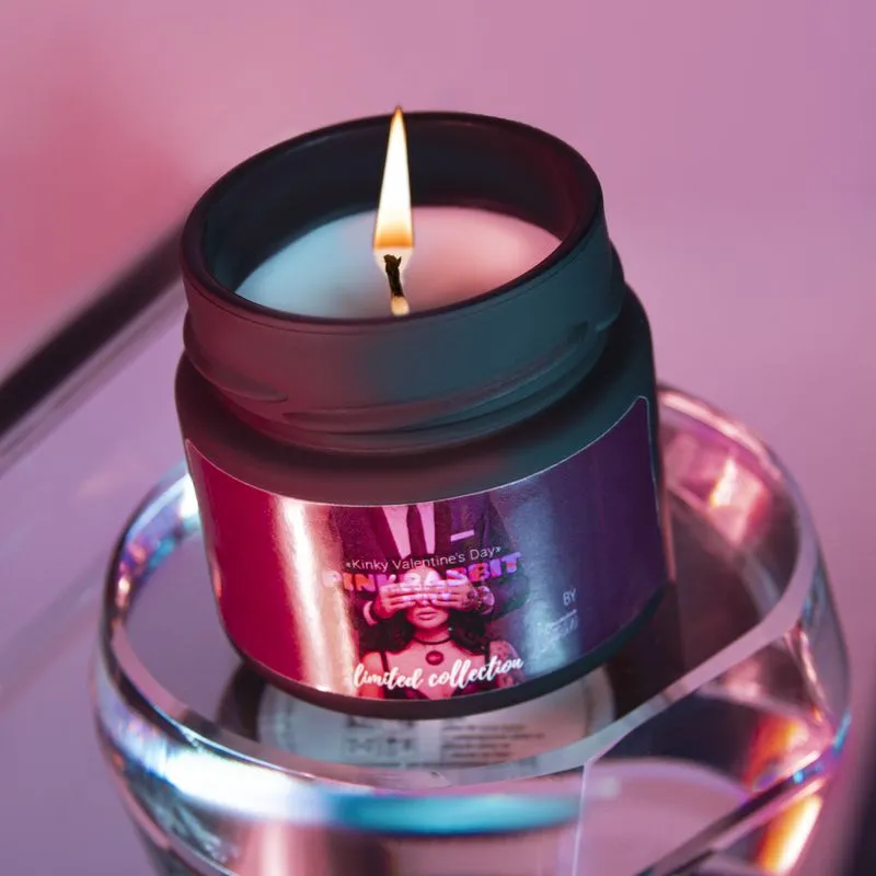 Свеча ароматическая Time Heat "Розовое шампанское" лимитированная