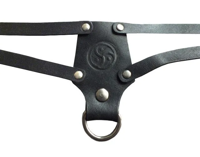 ошейник с трискелем подиум птичка, чёрный в Севастополе