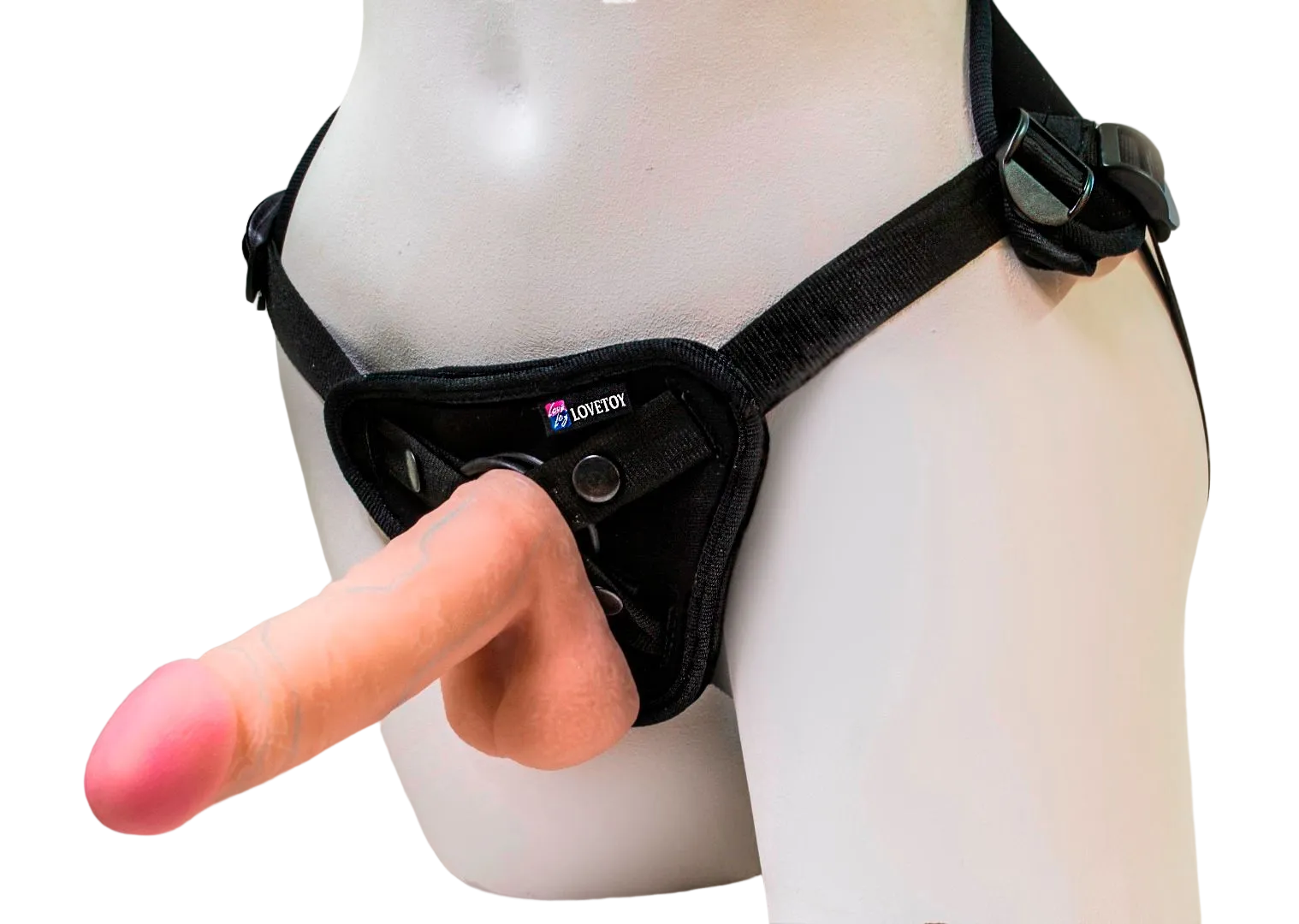 комплект lovetoy uni strap 6 harness best of all, 2 насадки в Севастополе