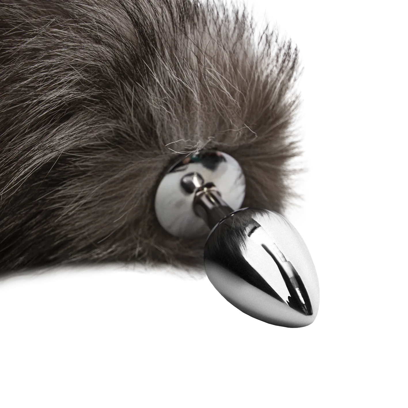 пробка анальная со съемным серым хвостом в Севастополе