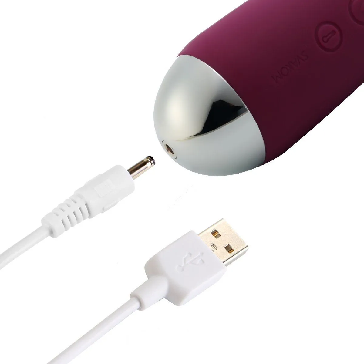 универсальный массажер с насадкой svakom emma, фиолетовый в Севастополе