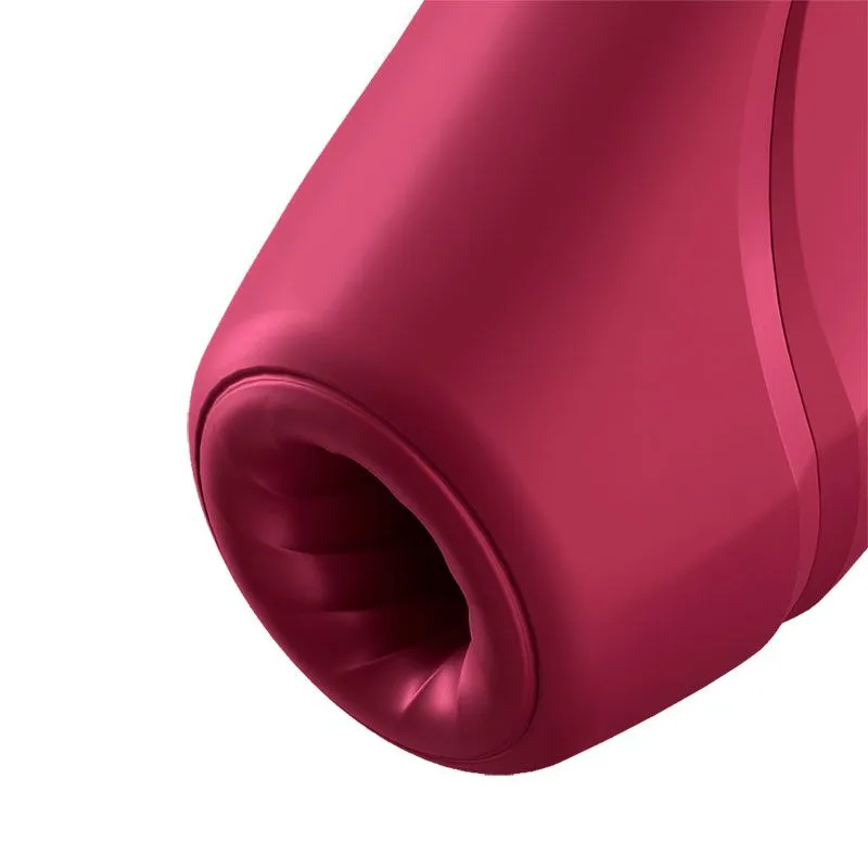 вакуум-волновой бесконтактный cтимулятор satisfyer curvy 1+, бордовый в Севастополе