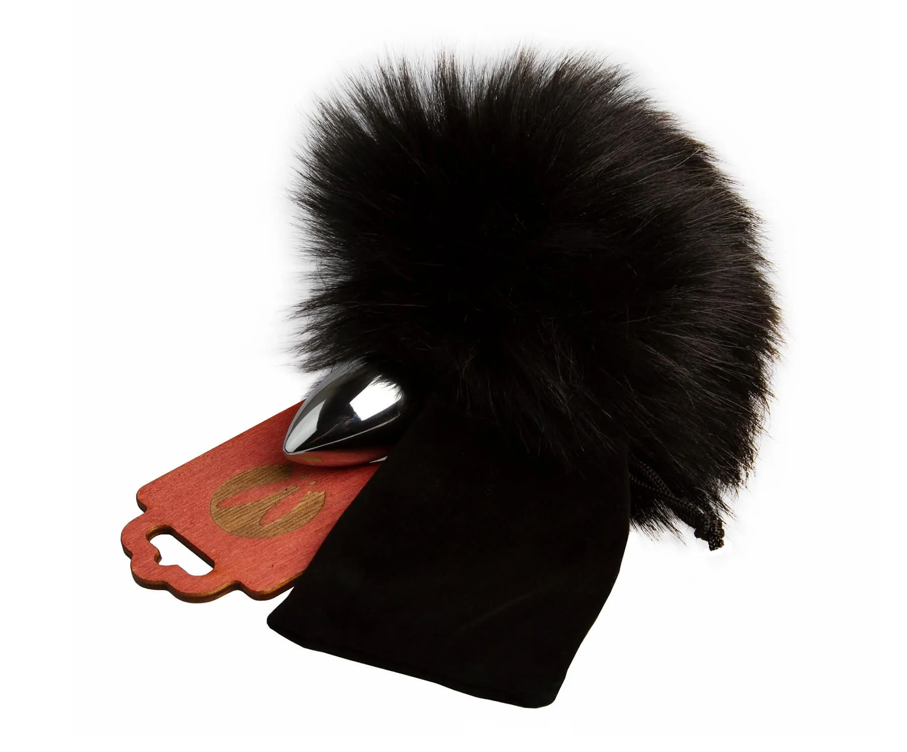 анальная пробка pinkrabbit с хвостом кролика, черная в Севастополе