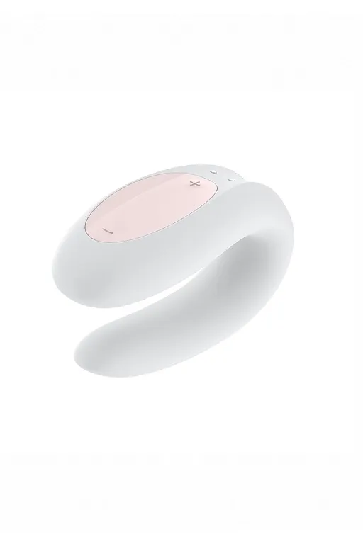 парный вибратор satisfyer double joy с возможностью управления через приложение (белый) в Севастополе