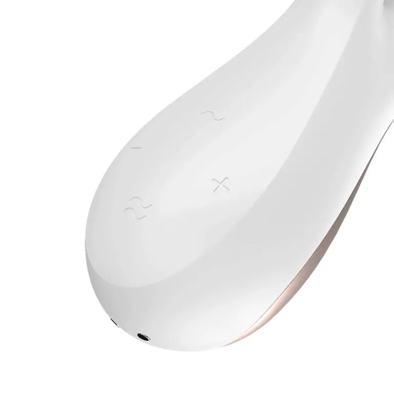 вибромассажер satisfyer mono flexс возможностью управления через приложение - белый в Севастополе