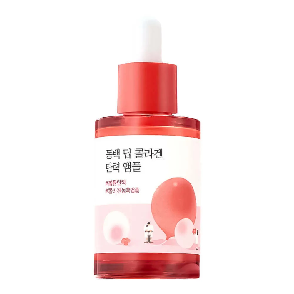 round lab camellia deep collagen firming ampoule, укрепляющая коллагеновая ампула с камелией 30 мл в Севастополе