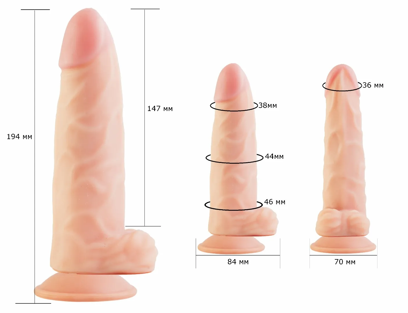 фаллоимитатор на присоске кибер-кожа 811400ru в Севастополе