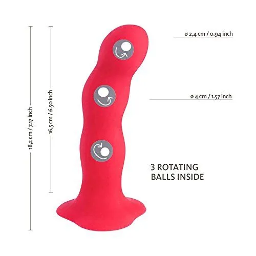 фаллоимитатор fun factory bouncer, красный в Севастополе