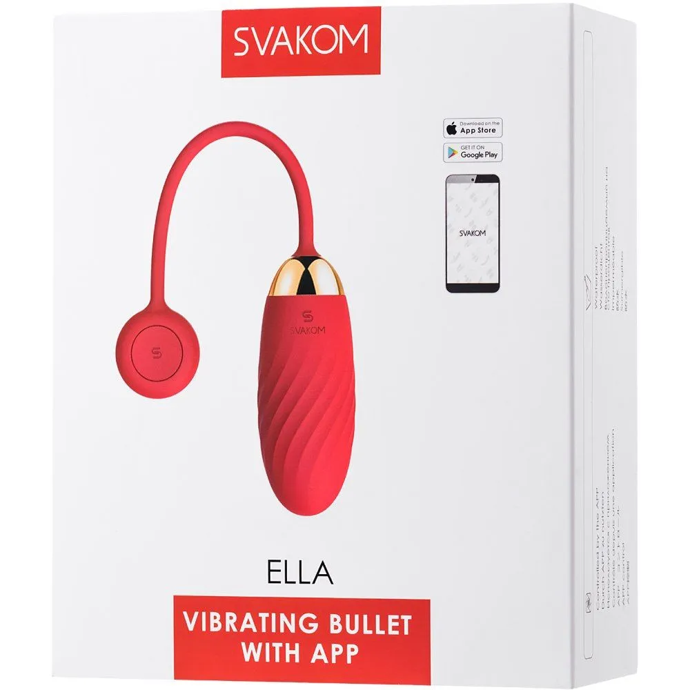 виброяйцо с приложением svakom ella, красное в Севастополе