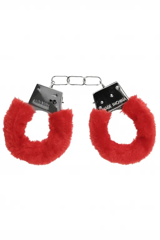 металлические наручники с меховой обивкой beginner's handcuffs furry в Севастополе