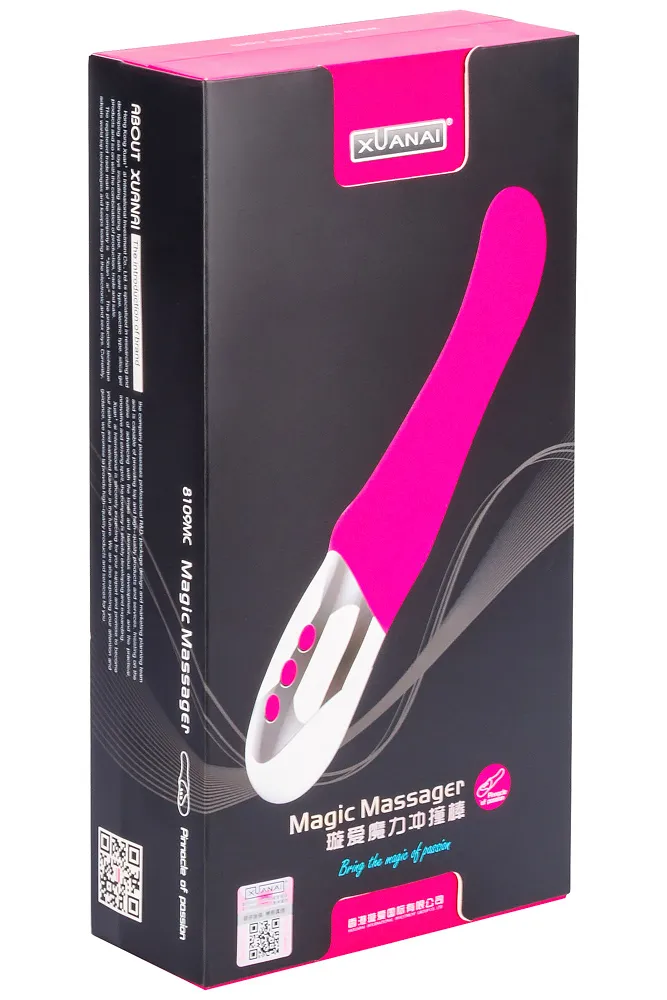 мощный пульсирующий массажер m&m сиреневый 8109mc в Севастополе