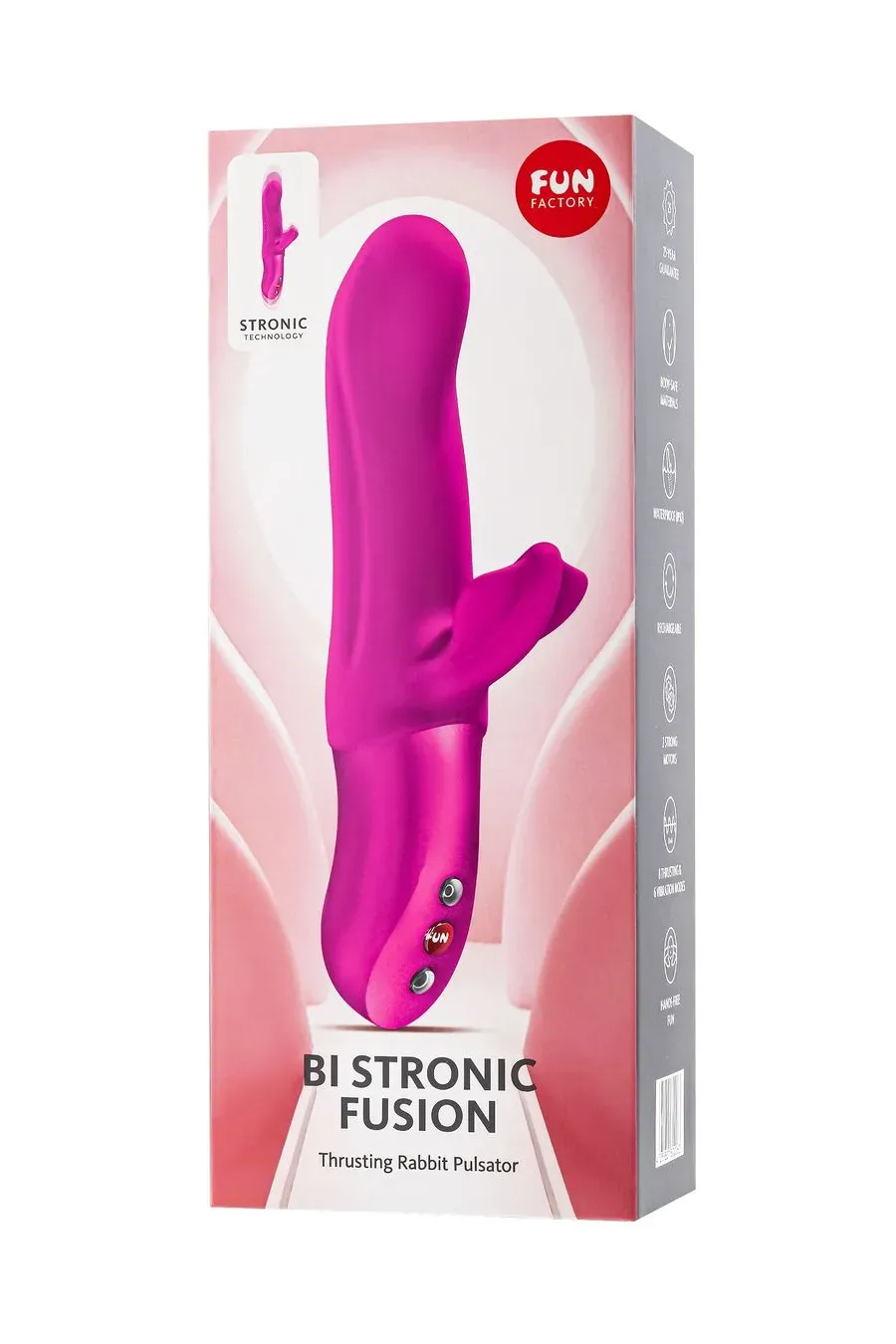 пульсатор fun factory bi stronic fusion, розовый в Севастополе