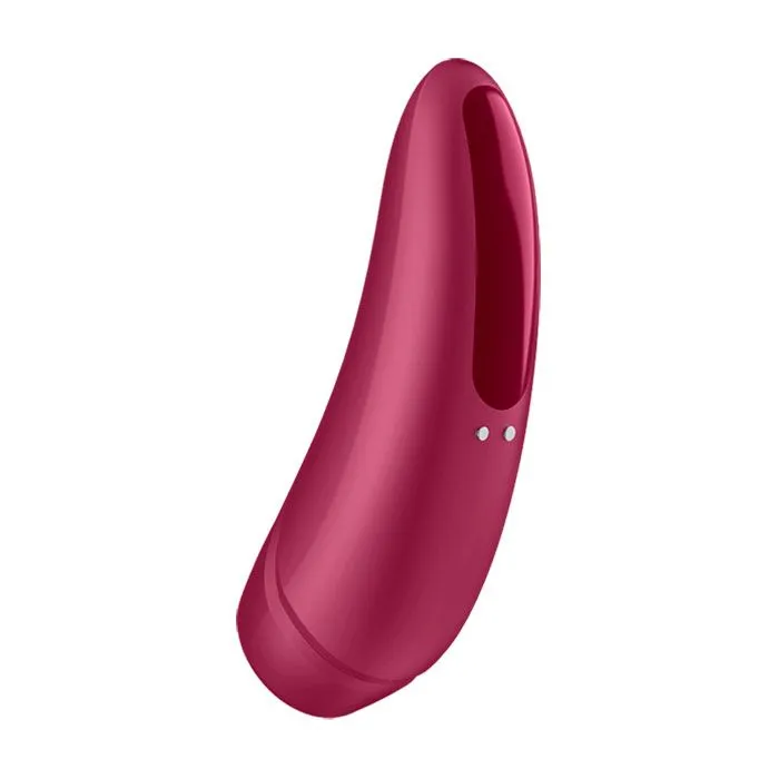 вакуум-волновой бесконтактный cтимулятор satisfyer curvy 1+, бордовый в Севастополе