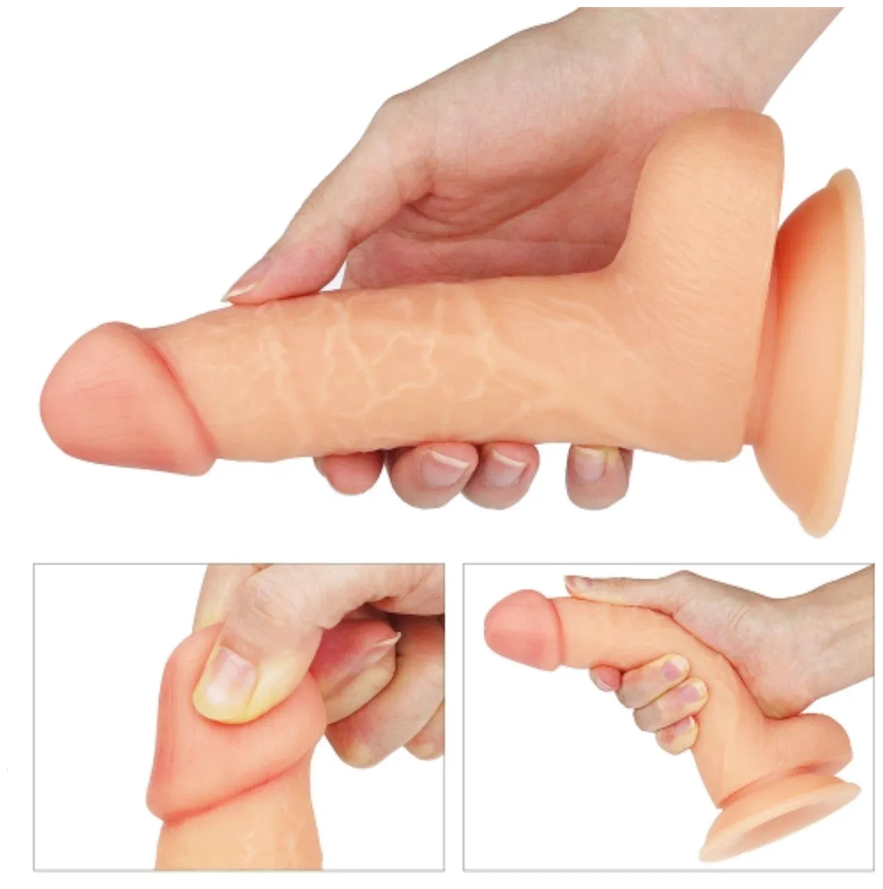 фаллоимитатор реалистичный с венами lovetoy на присоске,18 см в Севастополе