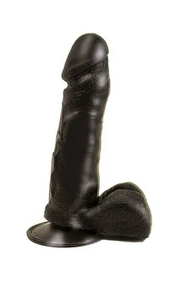 фаллоимитатор на присоске черный 401400ru в Севастополе