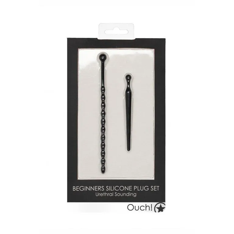 набор уретральных бужей silicone beginners plug set черный в Севастополе