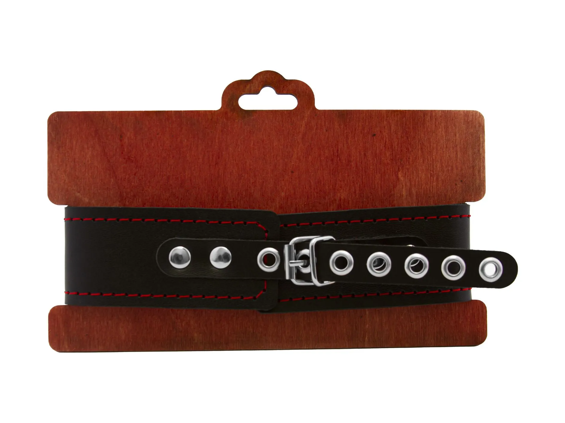 ошейник pinkrabbit двухслойный, с красной строчкой в Севастополе