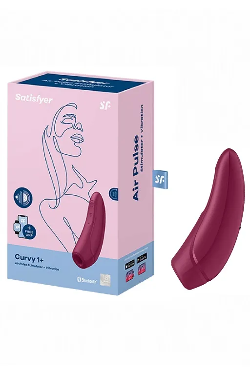 вакуумный массажер с вибрацией satisfyer curvy 1 plus rose red 001821sa в Севастополе