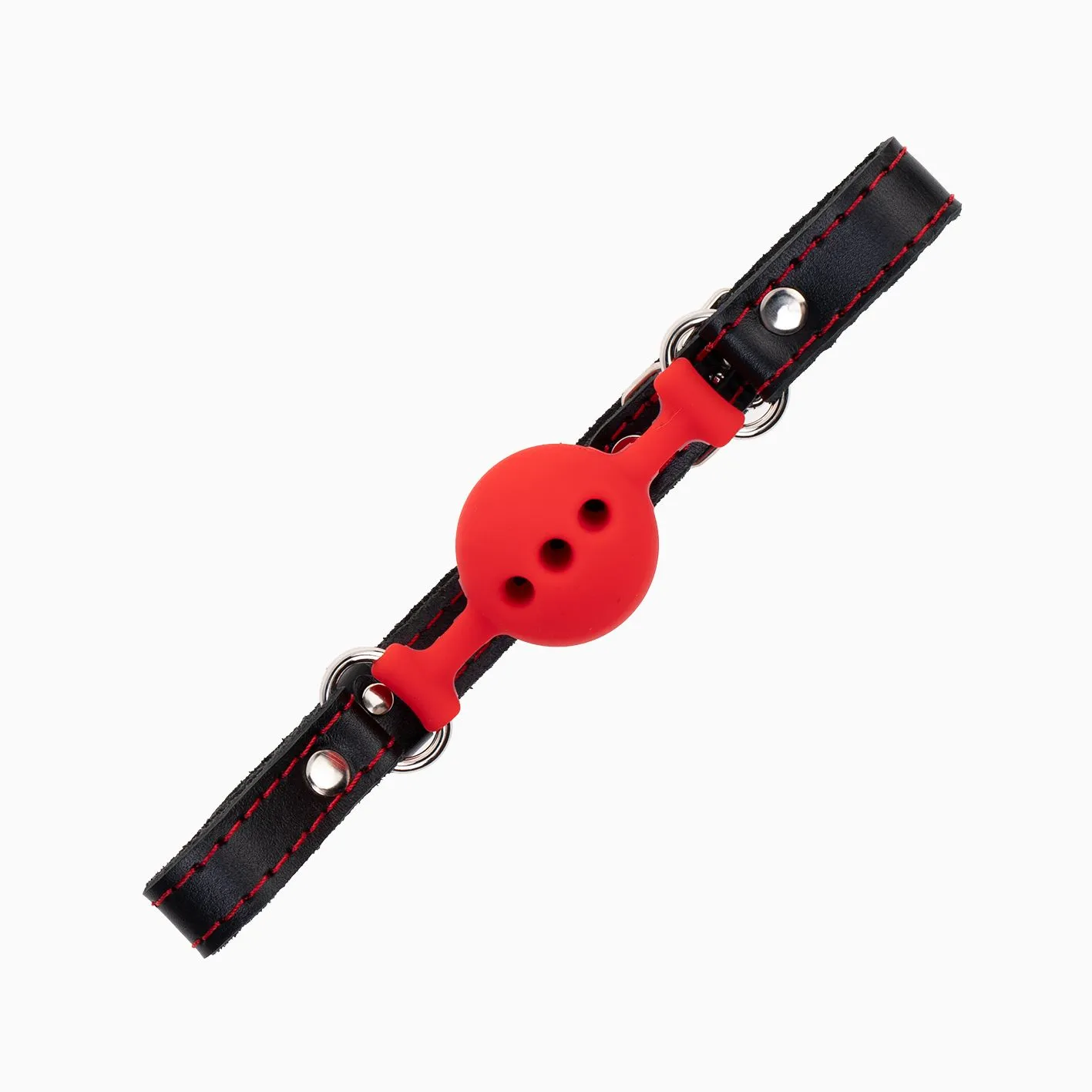 кляп pink rabbit с красным силиконовым шариком (красная строчка) в Севастополе