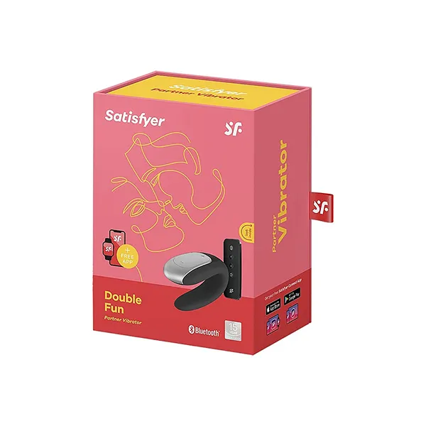 вибростимулятор для пар satisfyer double fun, черный в Севастополе