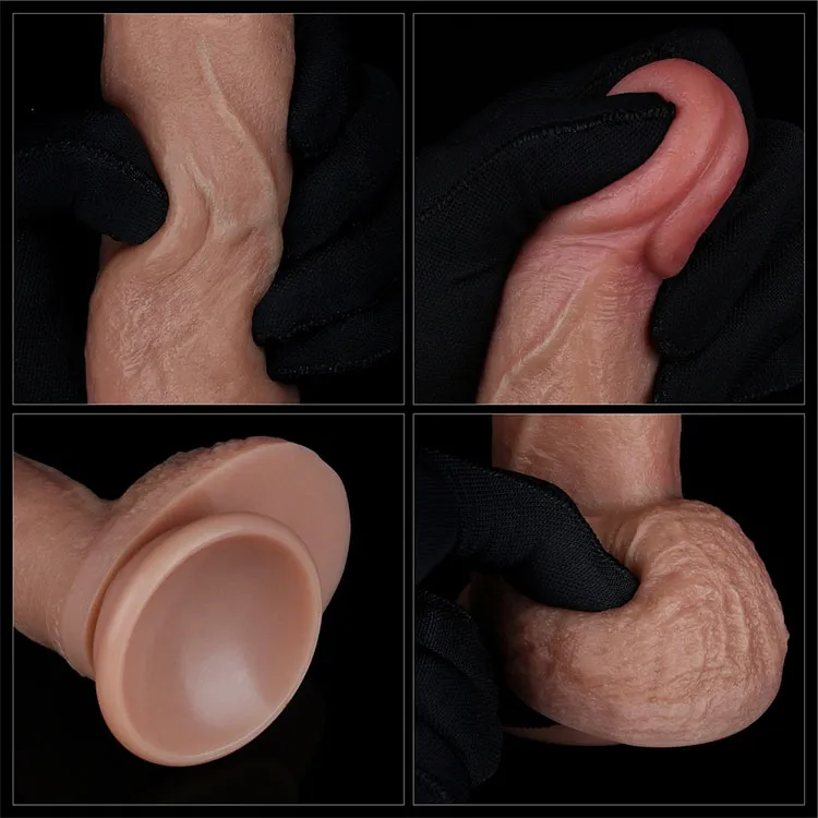 фаллоимитатор реалистичный lovetoy на присоске 18 см, телесный в Севастополе