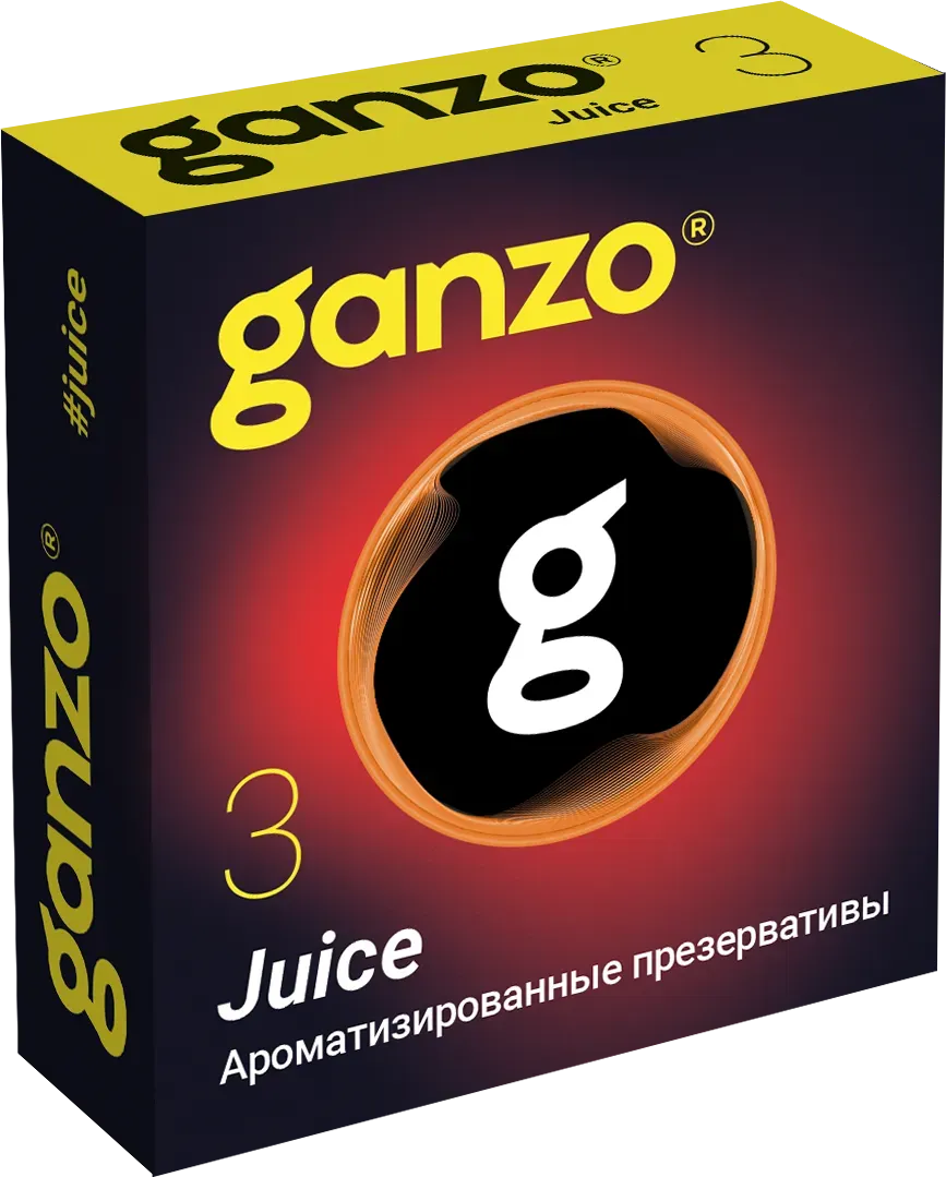 Презервативы презервативы ароматизированные ganzo juice, 3 шт в Севастополе