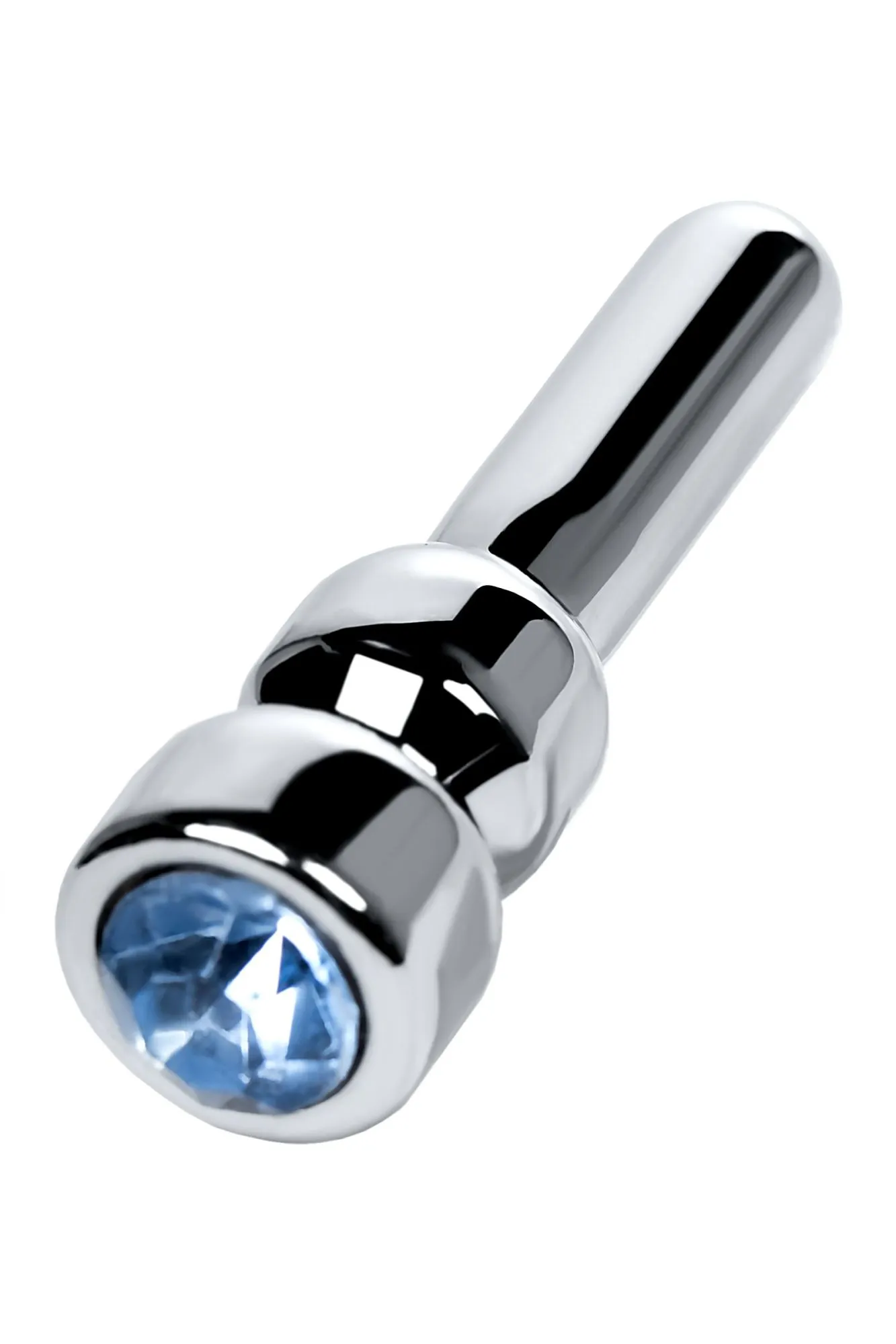 уретральный плаг со стразом малый, toyfa metal, серебряный в Севастополе