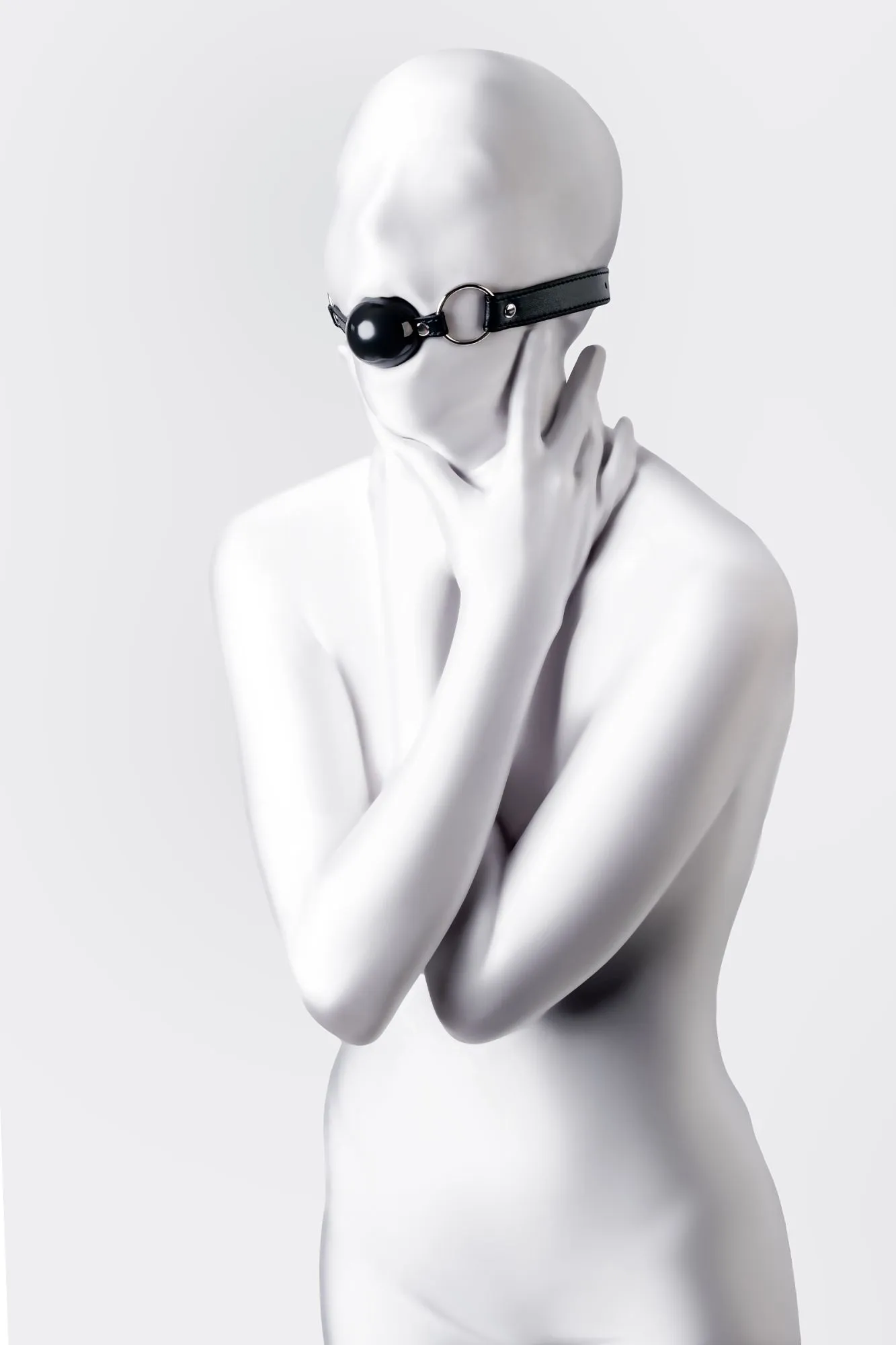 кляп anonymo #0304, tpr, черный, 64 см в Севастополе