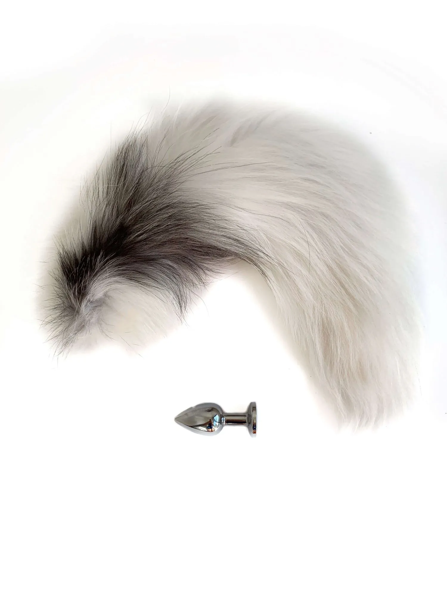 пробка анальная со съемным белым хвостом в Севастополе