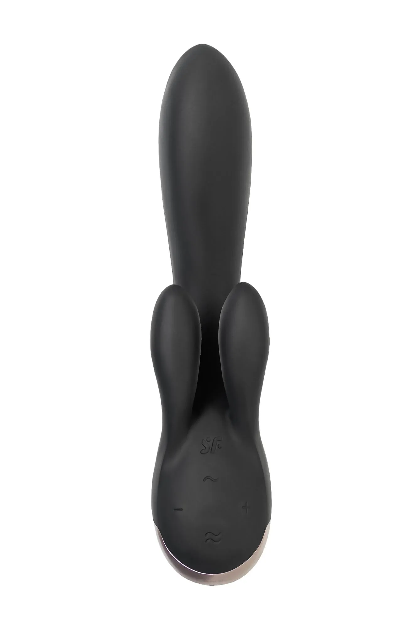 вибромассажер satisfyer double flex connect app, черный, силикон в Севастополе