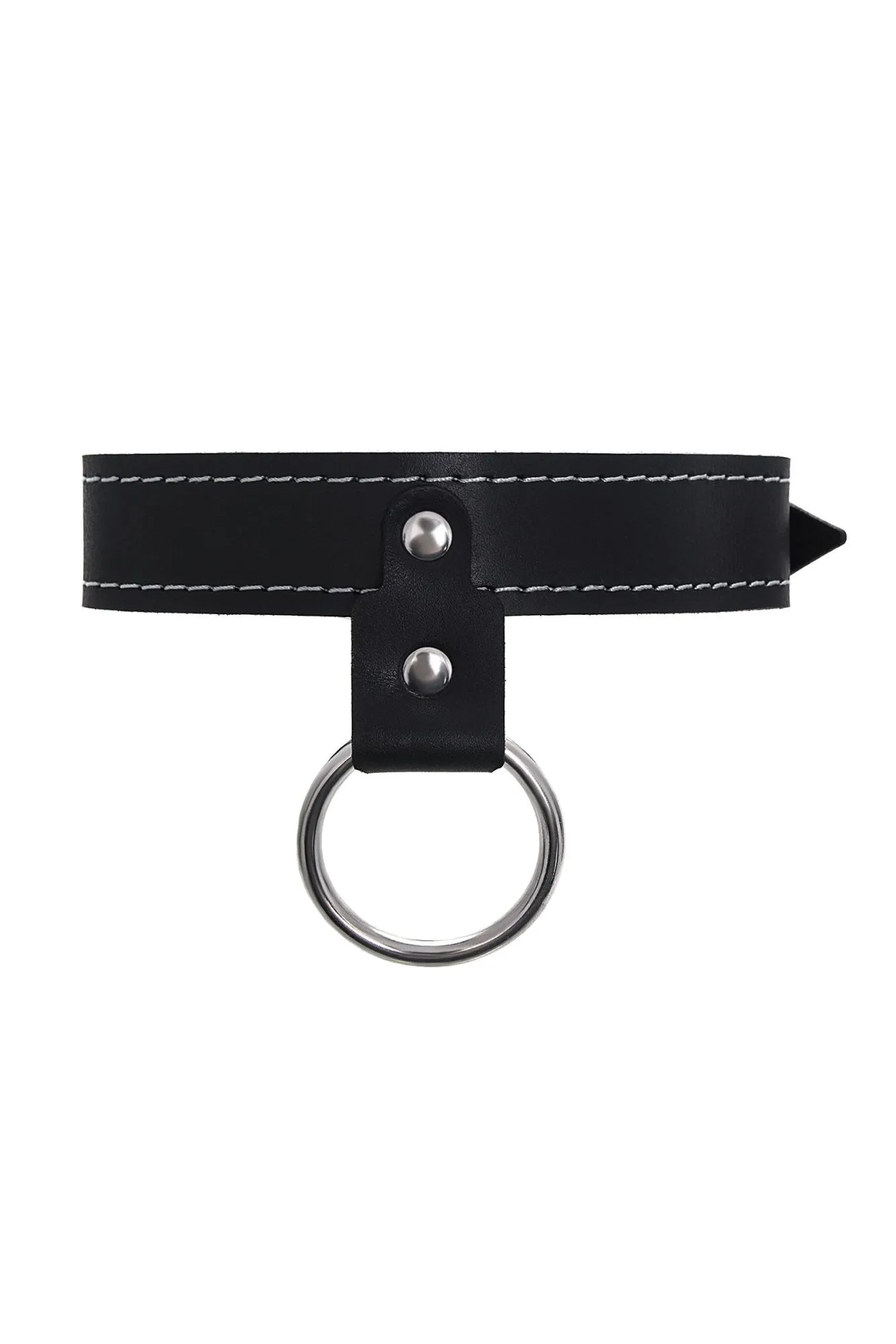 ошейник pecado bdsm, однослойный pecado bdsm, узкий, натуральная кожа, черный в Севастополе