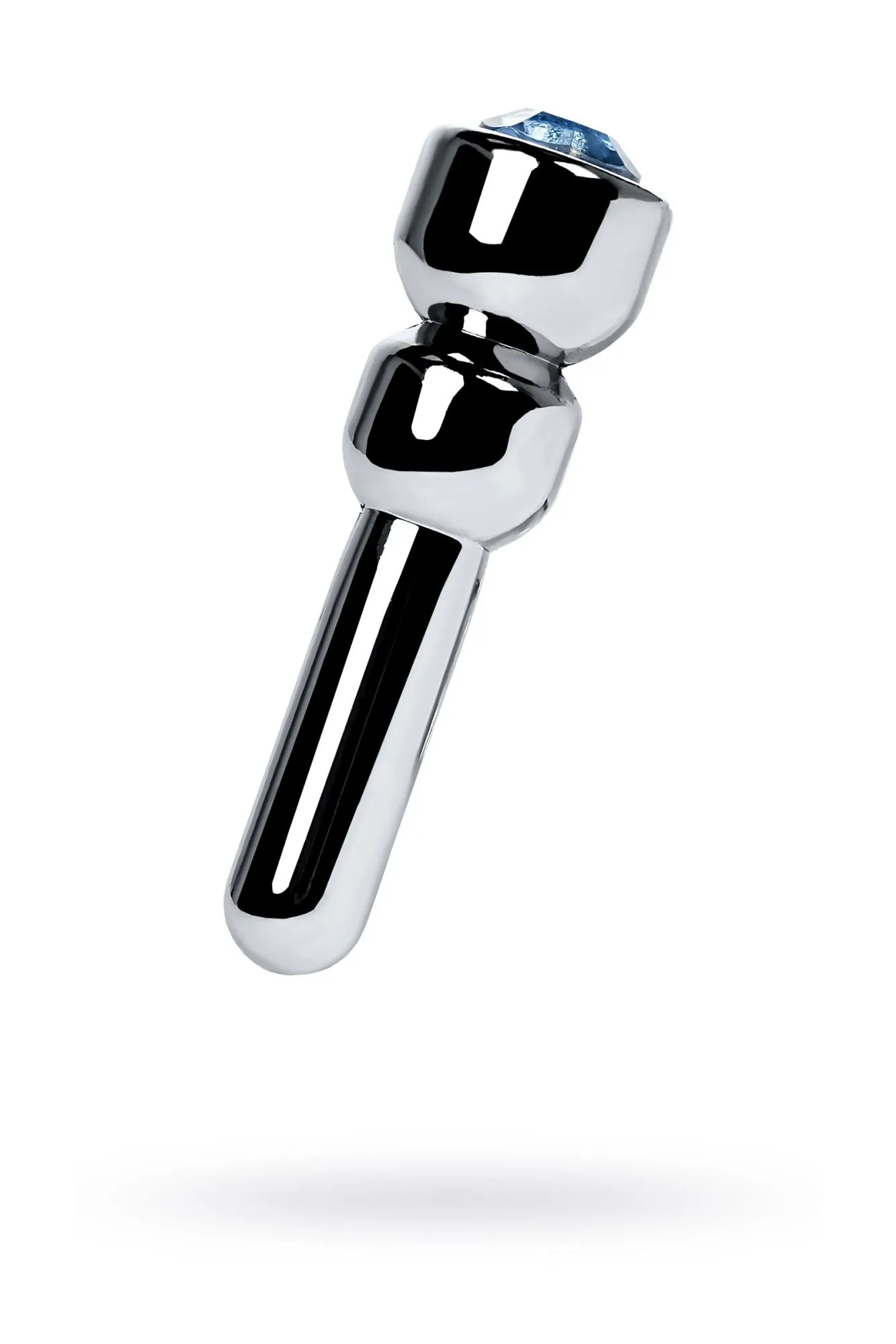 уретральный плаг со стразом малый, toyfa metal, серебряный в Севастополе