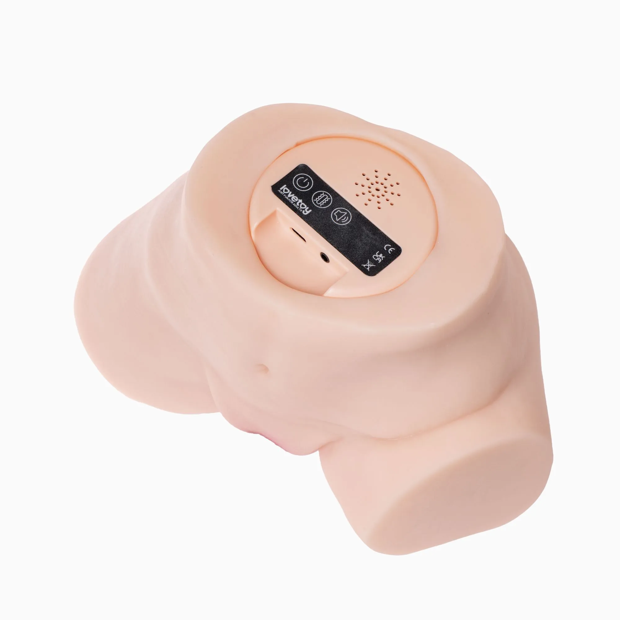 мастурбатор streetgirl от lovetoy с вагиной и анусом, полутело с вибрацией, телесный  в Севастополе