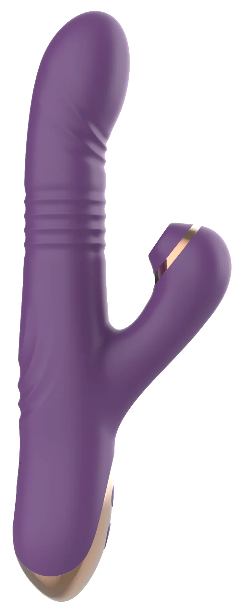 силиконовый вибратор с возвратно-поступательной стимуляцией sw24126-purple в Севастополе