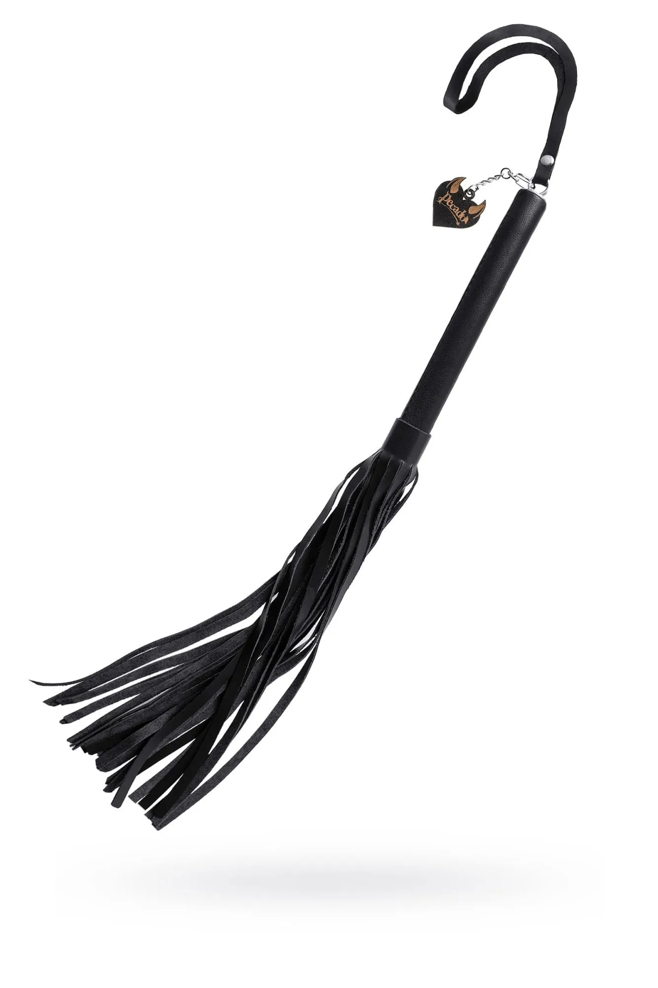 плеть pecado bdsm, чёрная рукоять, чёрные хлысты, натуральная кожа в Севастополе