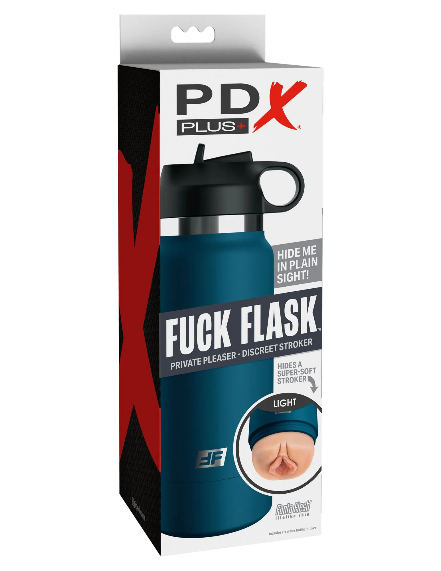 мастурбатор fap flask thrill seeker discreet stroker - black bottle - frosted pipedream rd62721pd в Севастополе