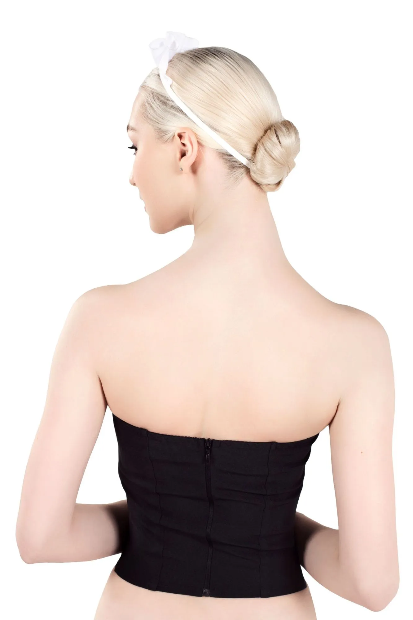 Эротическое верхняя часть костюма «горничная», pecado bdsm, корсет, головной убор, черно-белый, 46 в Севастополе