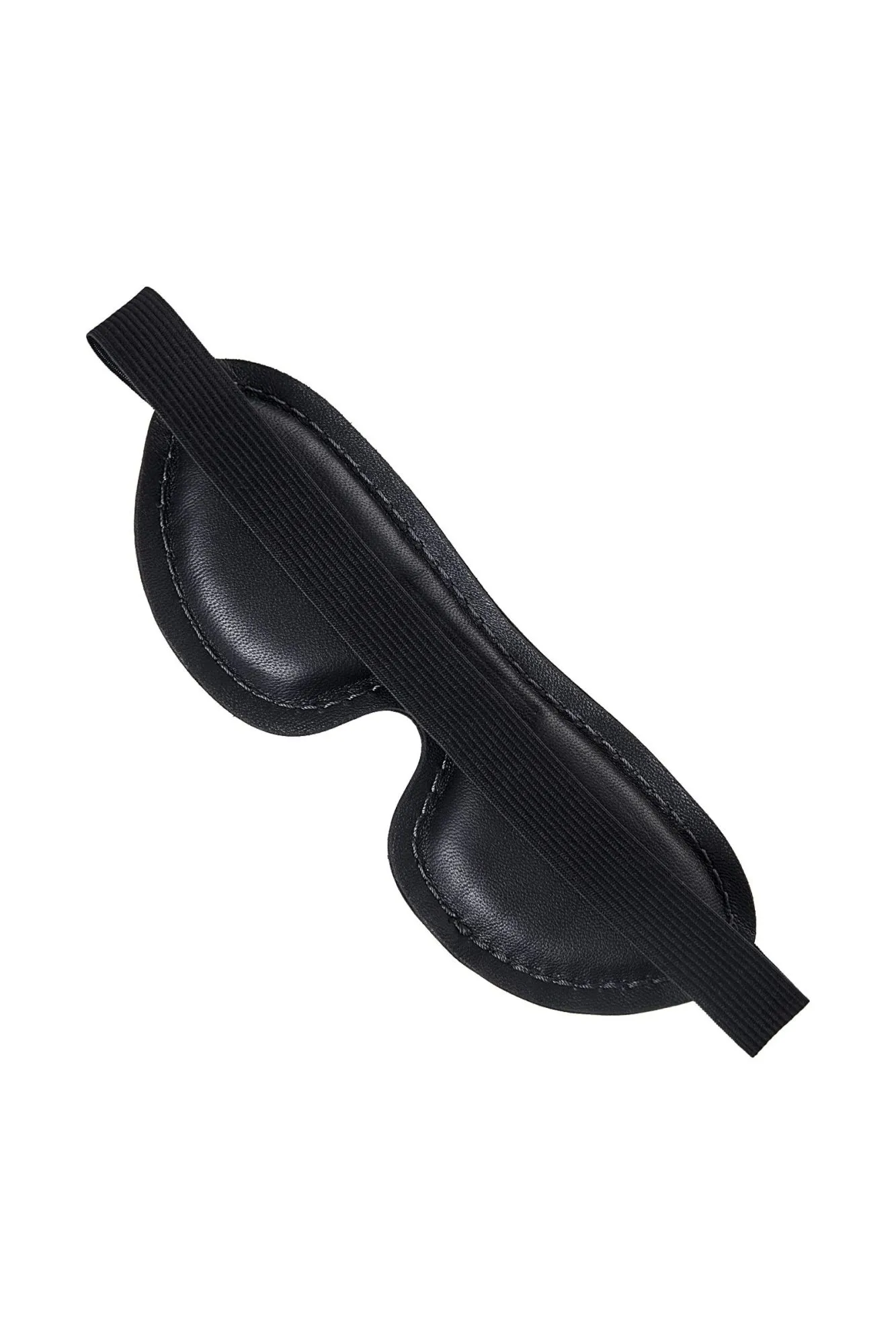 маска pecado bdsm, мягкая закрытая овальная, натуральная кожа, черная в Севастополе