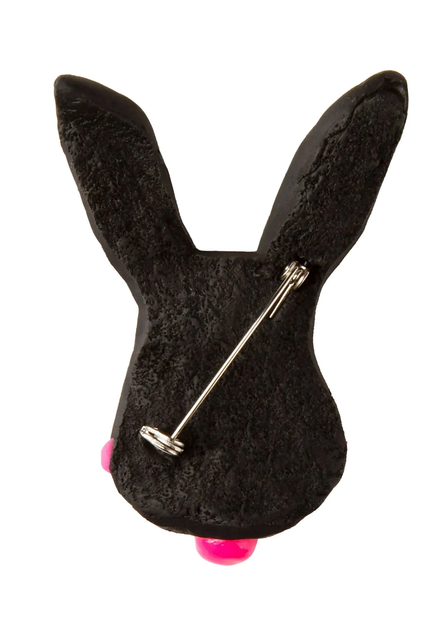 брошь черный кролик с розовым кляпом на булавке в Севастополе