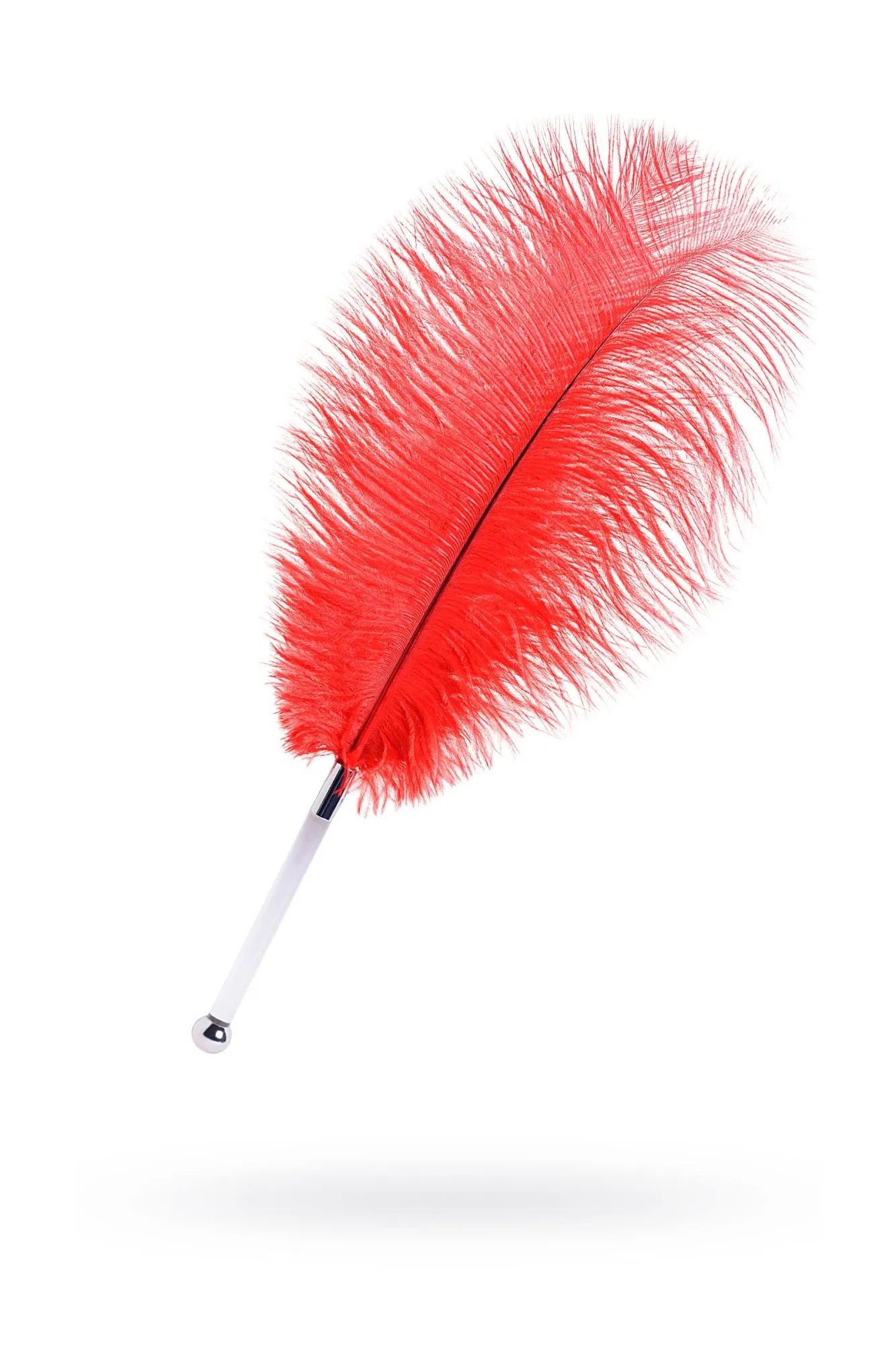 перо toyfa theatre, страусиное, красный, 40 см в Севастополе