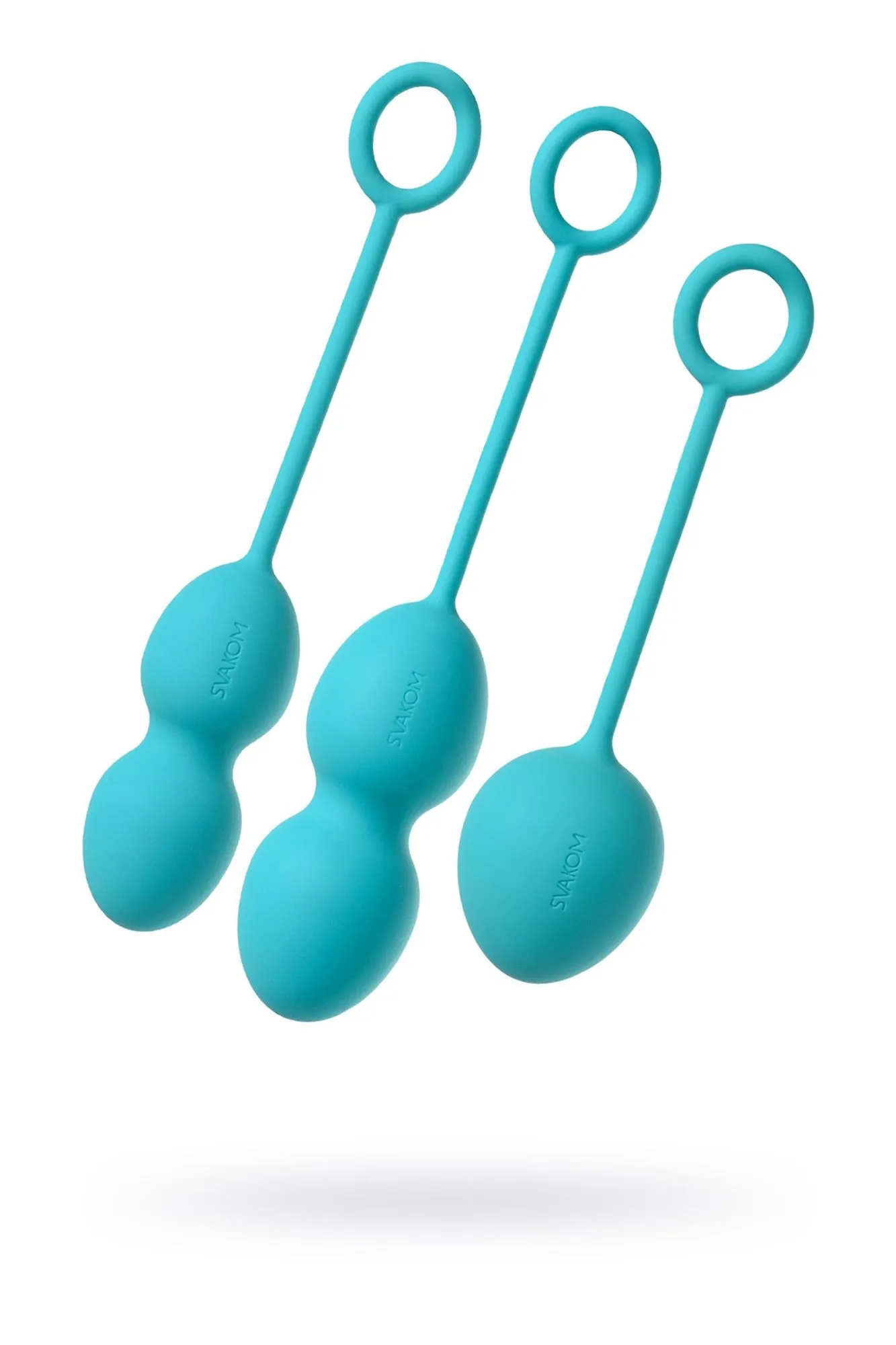 набор вагинальных шариков svakom nova, силикон, голубой, (49,75,95 гр) в Севастополе