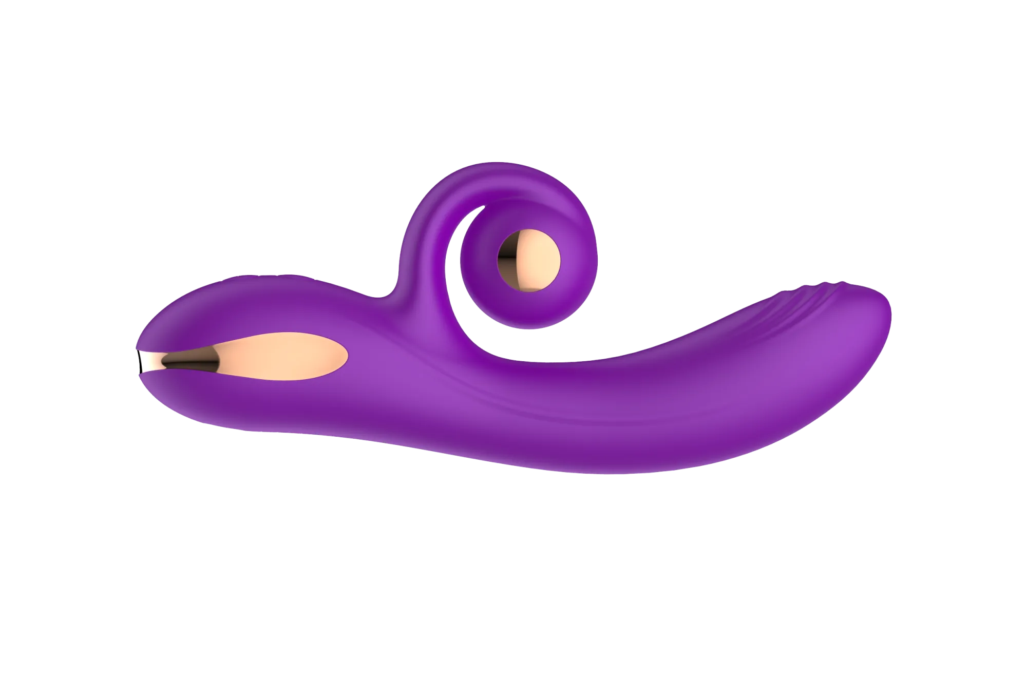 силиконовый вибратор-кролик с функцией вращения sw3052-purple в Севастополе