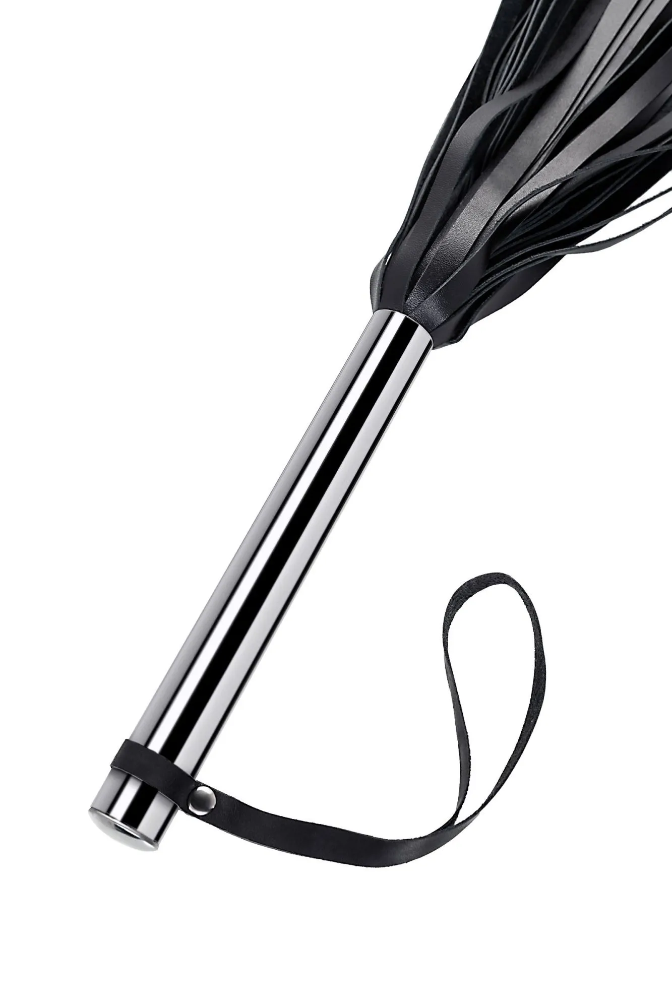 плеть большая pecado bdsm, металлическая рукоять, чёрные хлысты, натуральная кожа в Севастополе