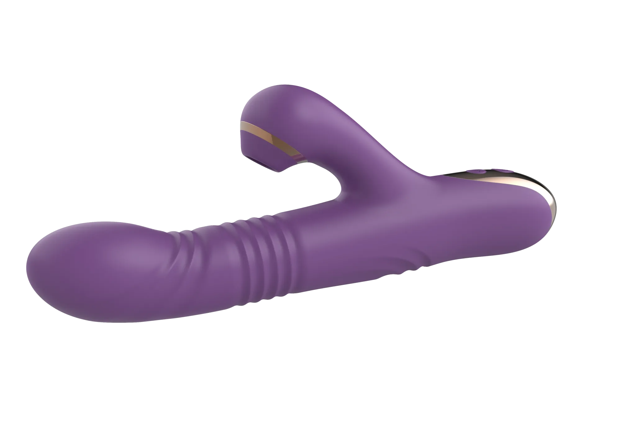 силиконовый вибратор с возвратно-поступательной стимуляцией sw24126-purple в Севастополе