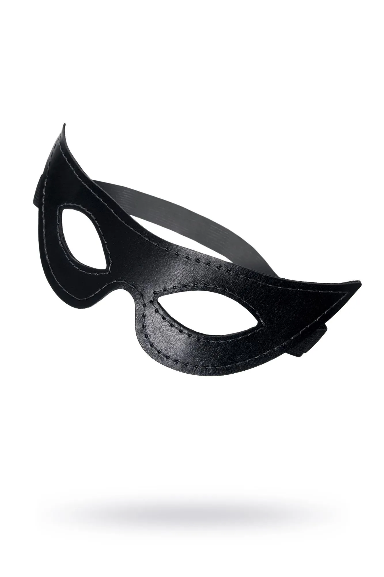маска pecado bdsm, открытая острая, натуральная кожа, черная в Севастополе