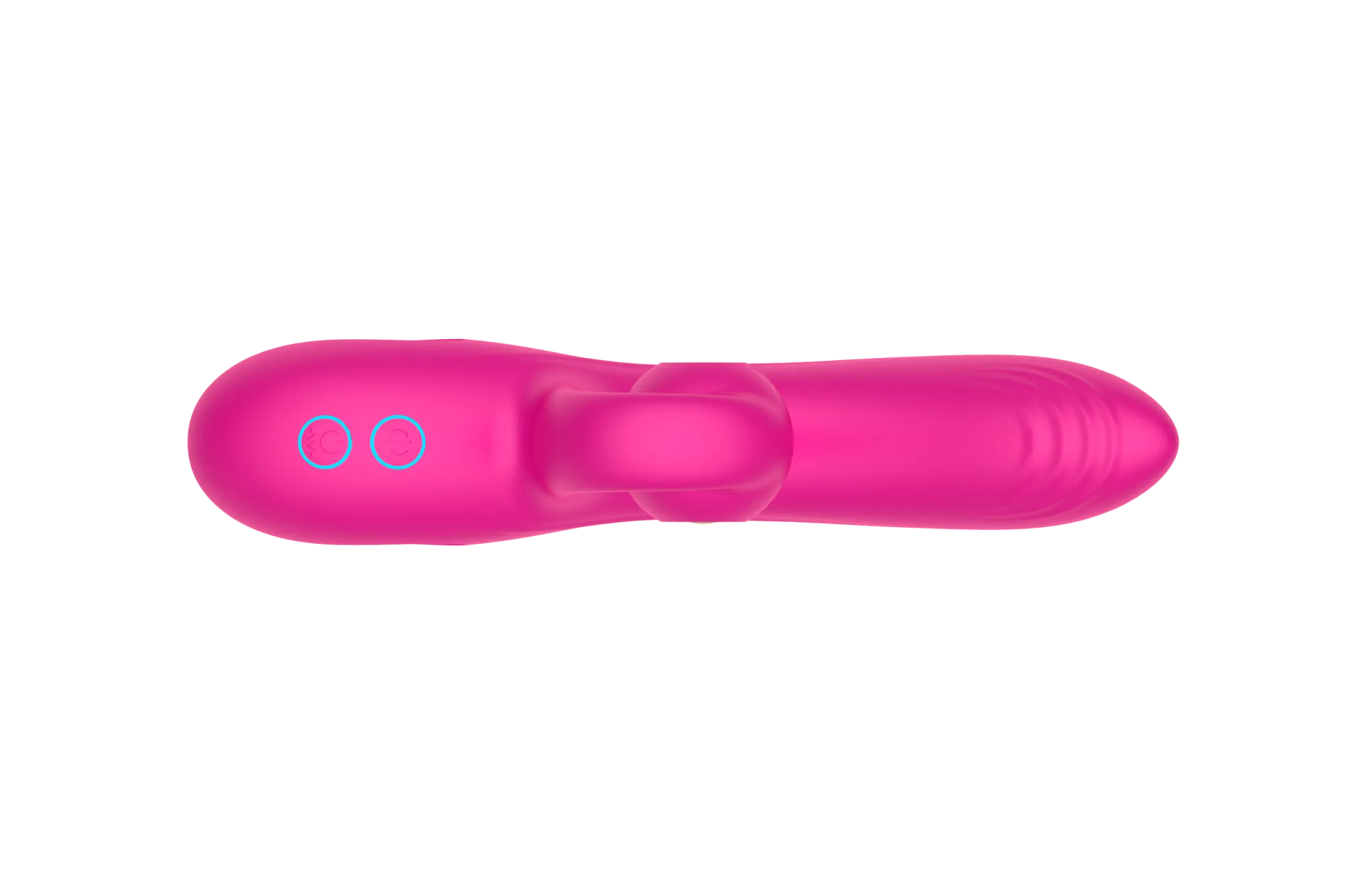 силиконовый вибратор-кролик с функцией вращения sw3052-hot-pink в Севастополе